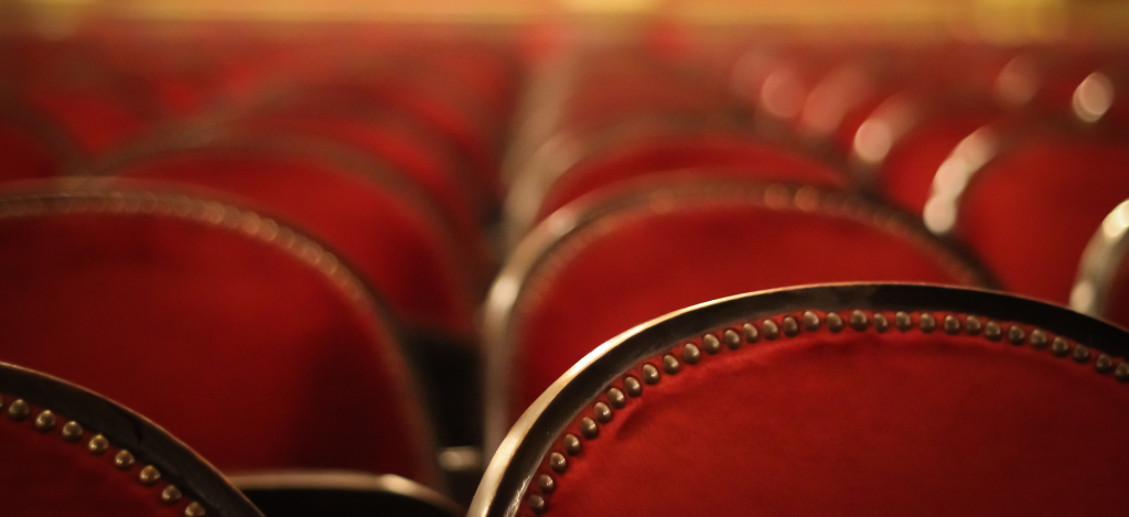Red theatre chairs